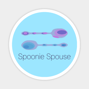 Spoonie Spouse! (Cool Colors) Magnet